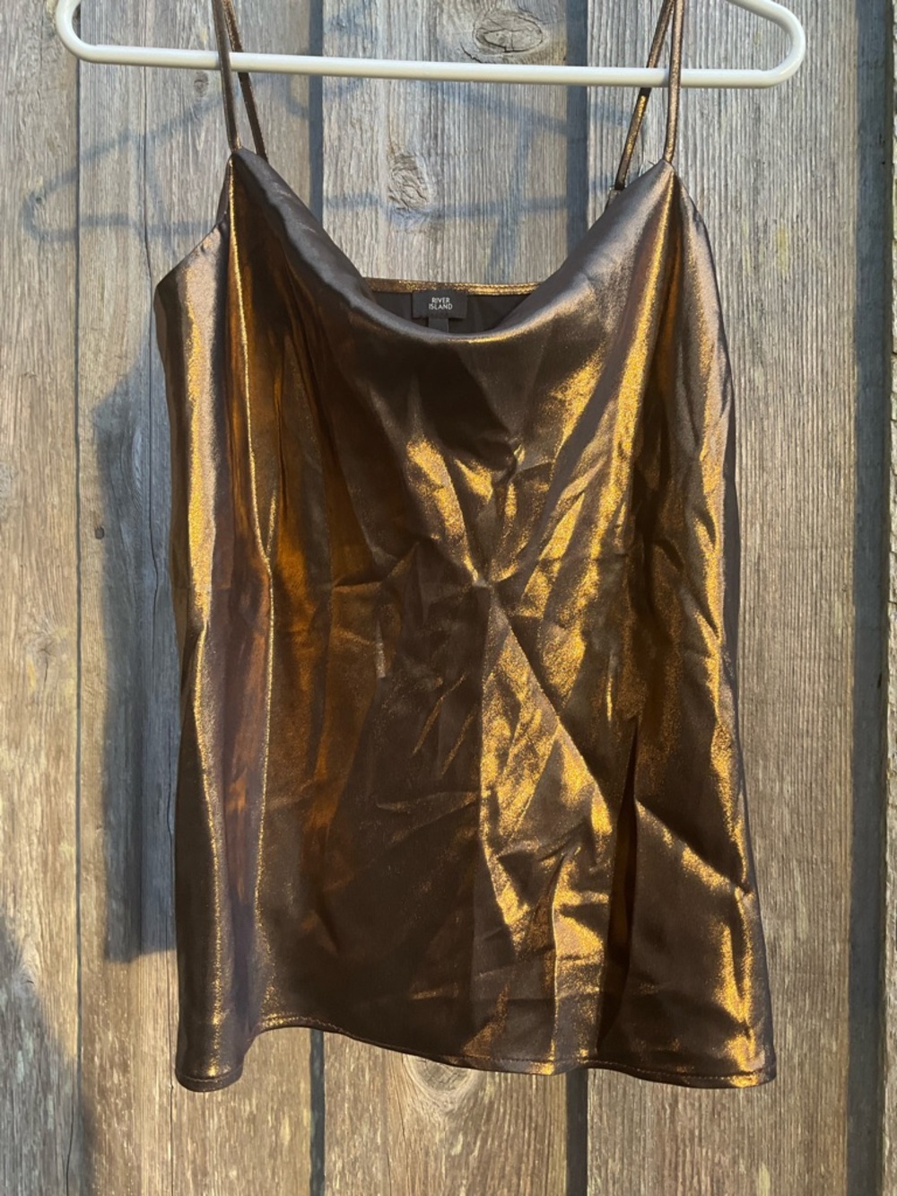 NWT River Island Metallic Cami